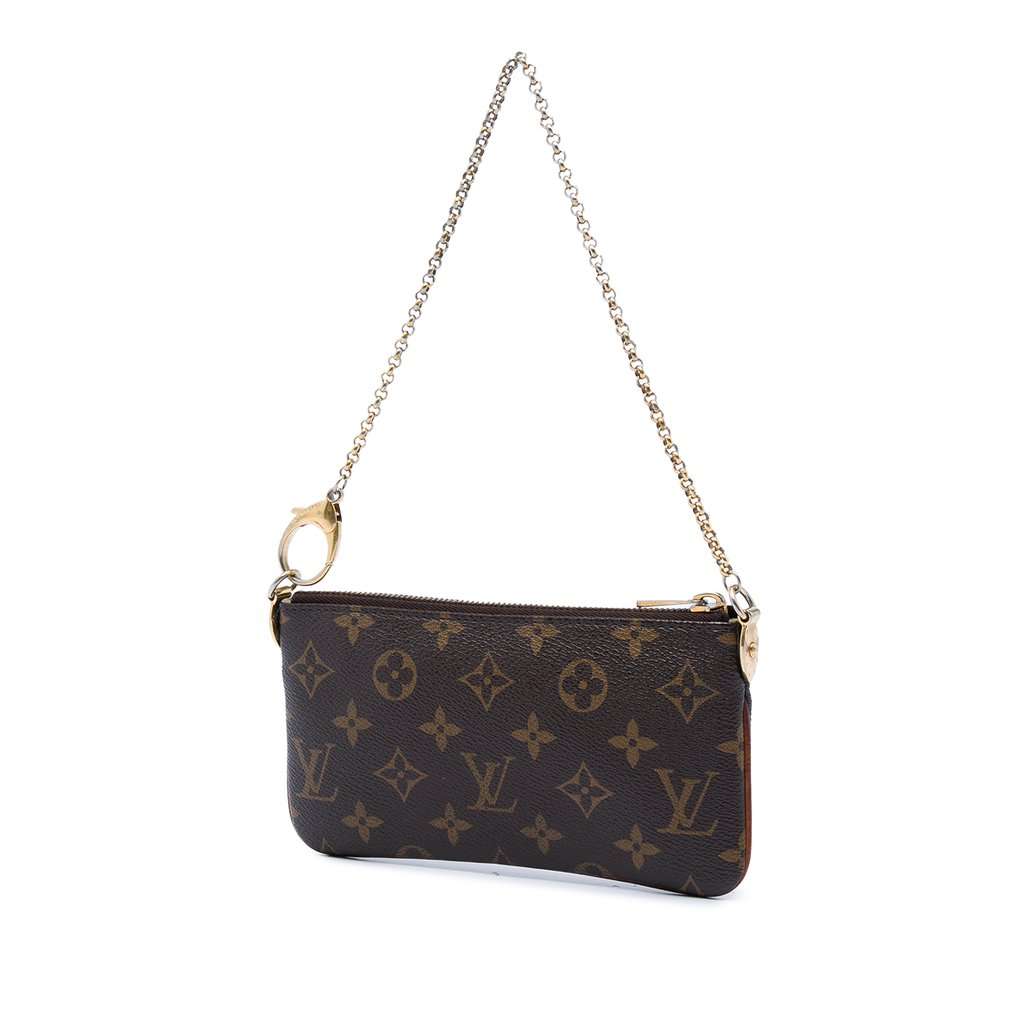 Louis Vuitton Monogram Pochette Milla MM Brown Very good condition - Back View
