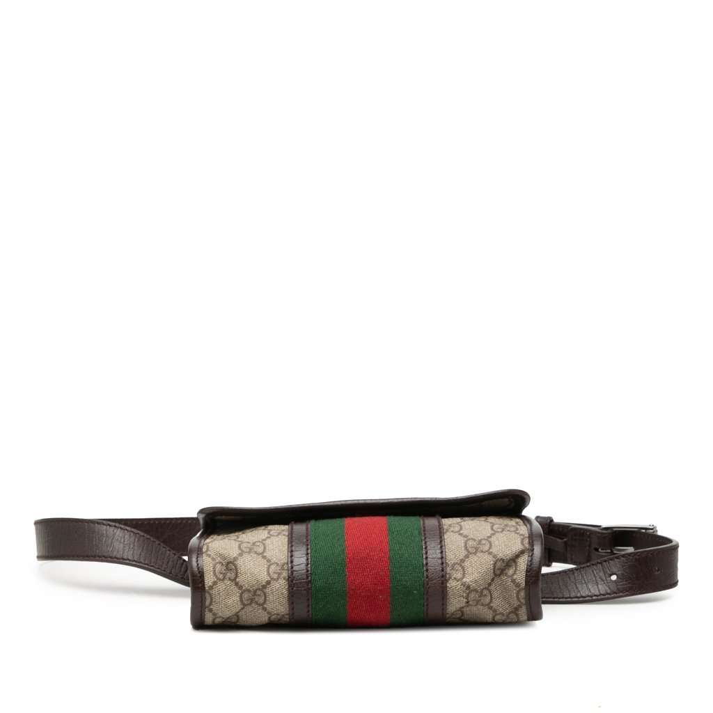Gucci GG Supreme Web Belt Bag Beige Good condition - Inside View