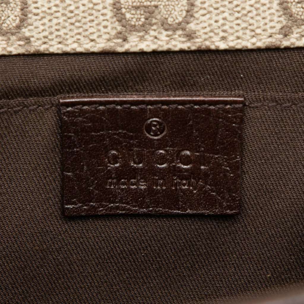 Gucci GG Supreme Web Belt Bag Beige Good condition - Box View
