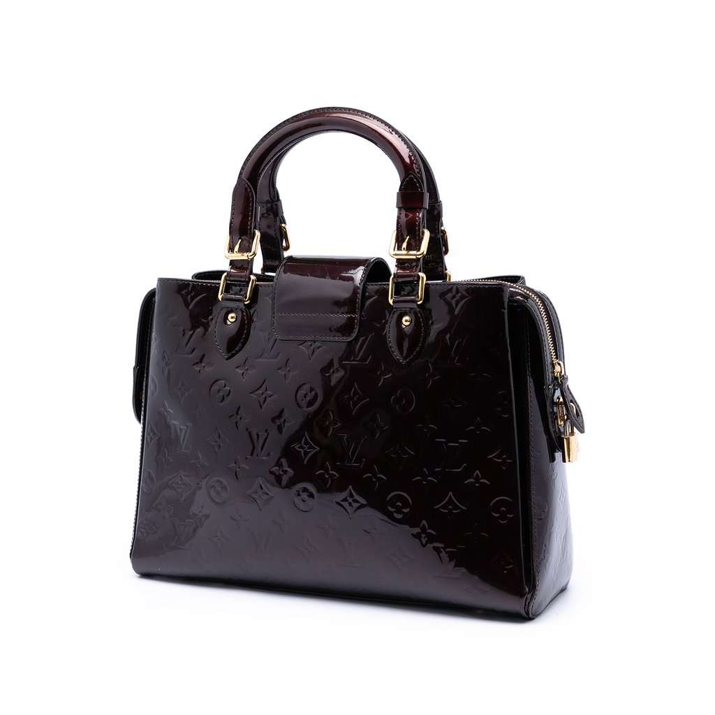 Louis Vuitton Monogram Vernis Melrose Avenue Purple Leather Very good - Back View