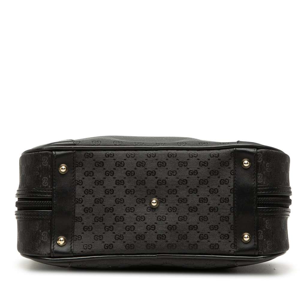 Gucci Micro GG Supreme Handbag Black Very good condition - Inside View