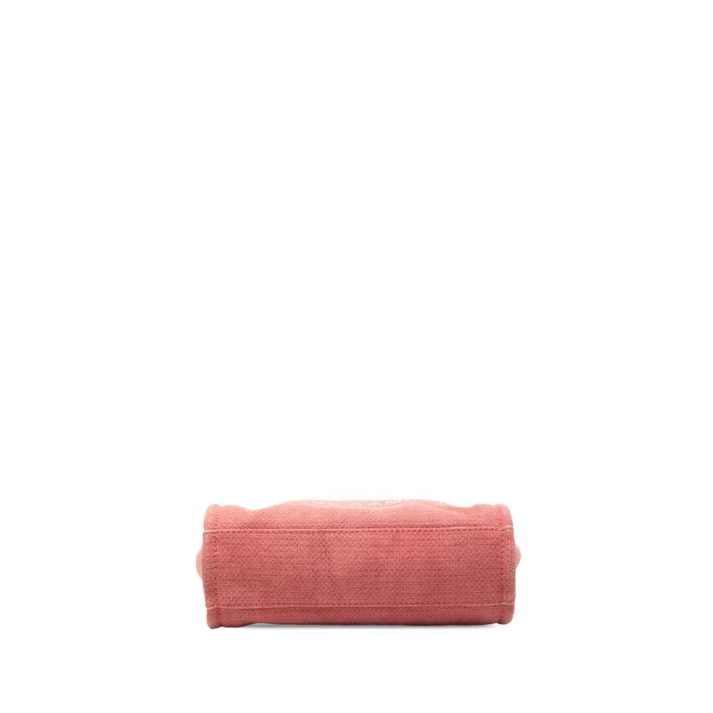 Chanel Mini Canvas Deauville Tote Red Very good condition - Inside View