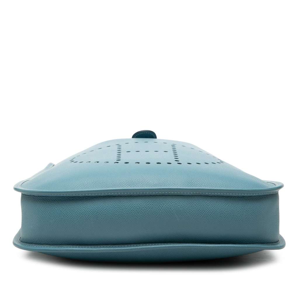 Hermès Clemence Evelyne 29 Blue Leather Very good condition - Inside View