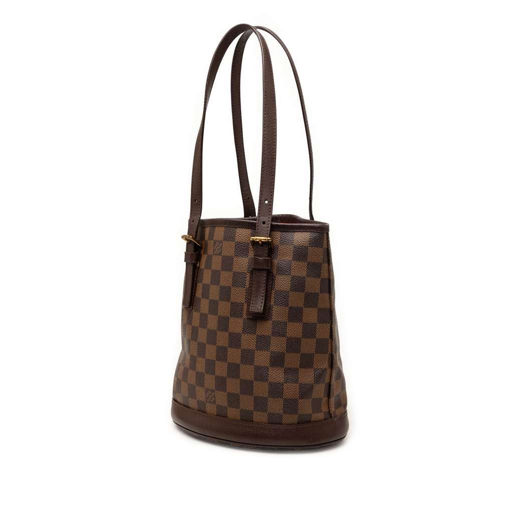 Louis Vuitton Damier Ebene Marais Brown Very good - Back View