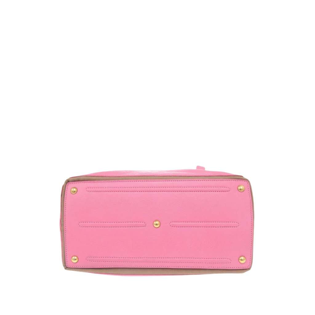 Saint Laurent Medium Leather Muse Two Satchel Pink Leather Very good - Inside View