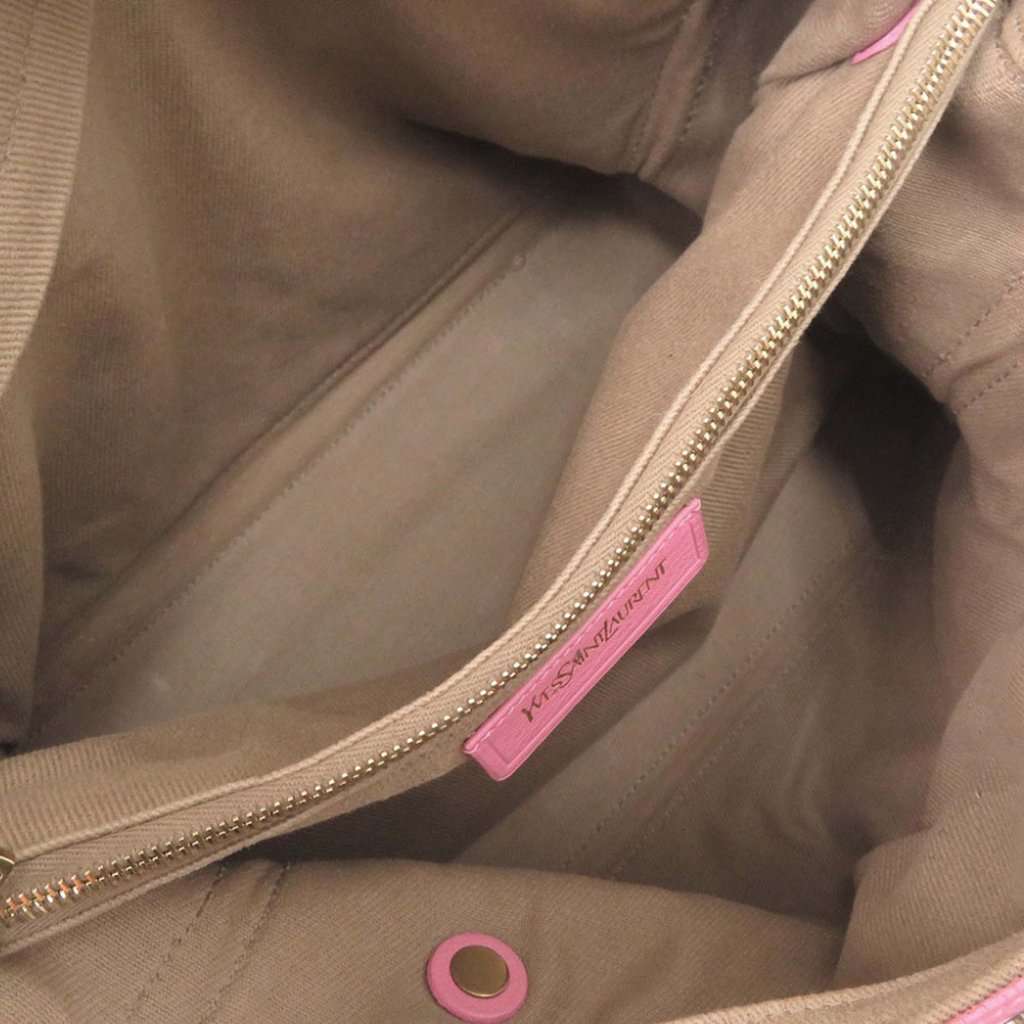 Saint Laurent Medium Leather Muse Two Satchel Pink Leather Very good - Model View