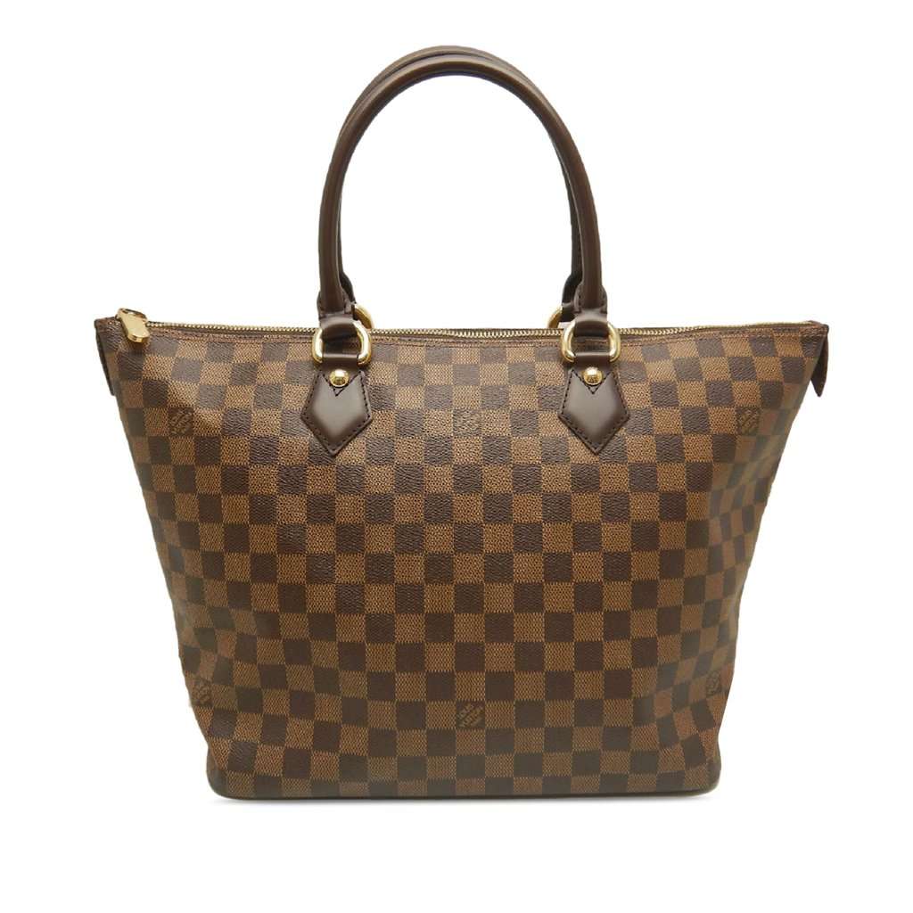 Louis Vuitton Damier Ebene Saleya MM Brown Very good - Front View