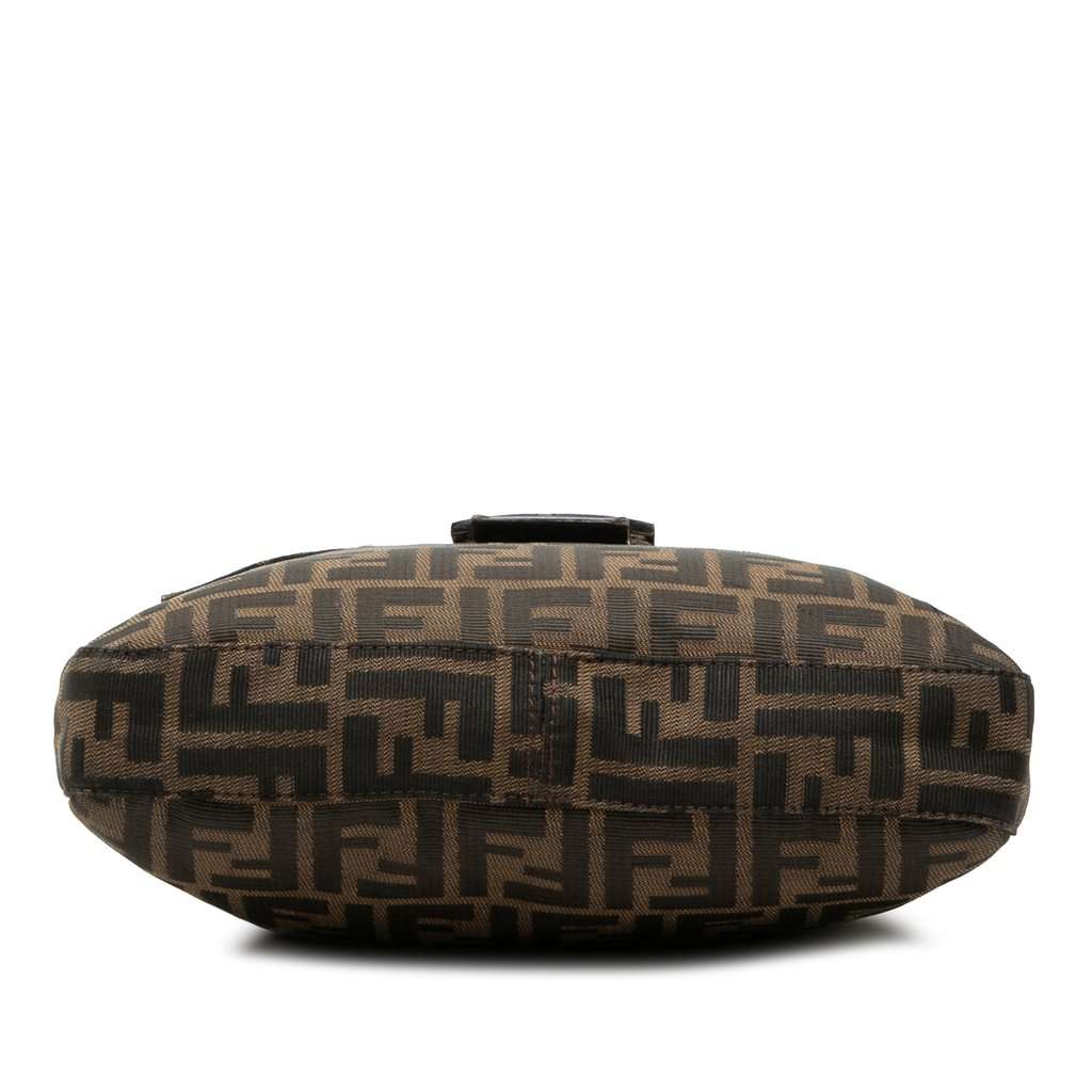 Fendi Zucca Canvas Shoulder Bag Brown Very good condition - Inside View