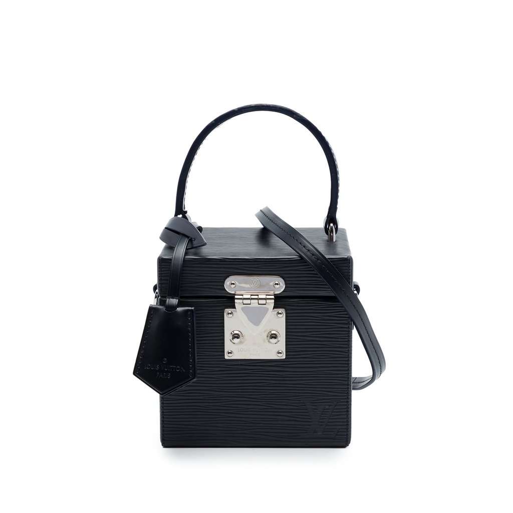 Louis Vuitton Epi Bleecker Box Black Leather Very good - Front View