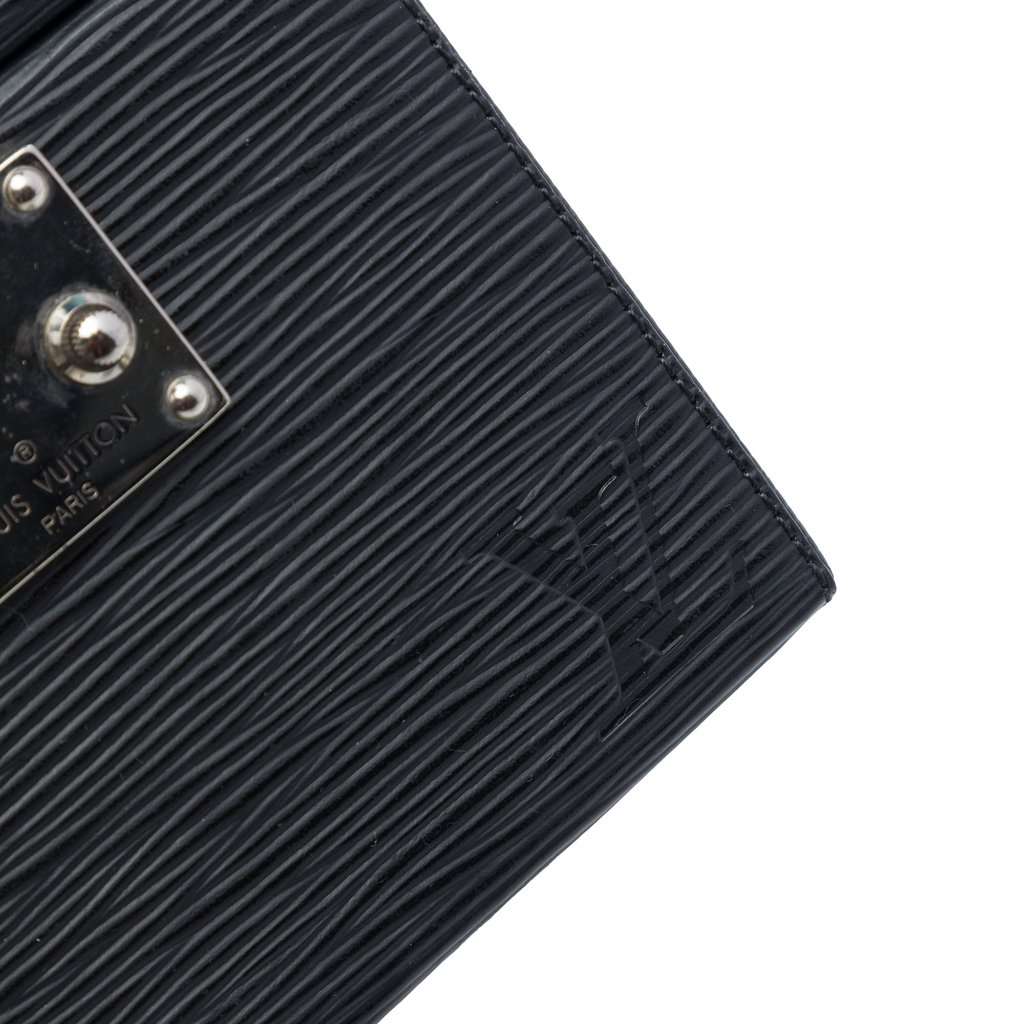 Louis Vuitton Epi Bleecker Box Black Leather Very good - Box View