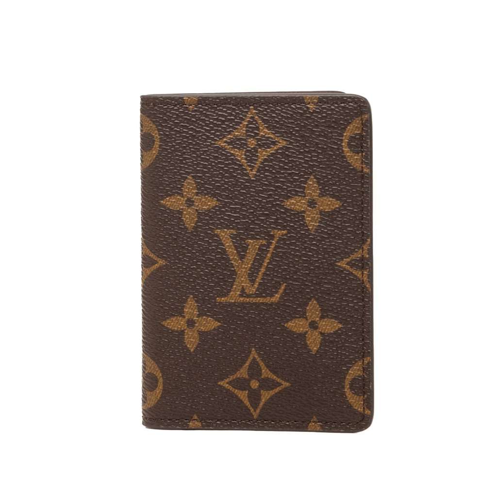 Louis Vuitton Monogram Pocket Organizer Brown Very good condition - Front View