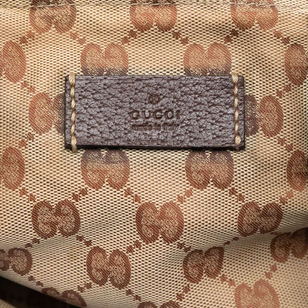 Gucci GG Canvas Web Tote Beige Very good - Box View