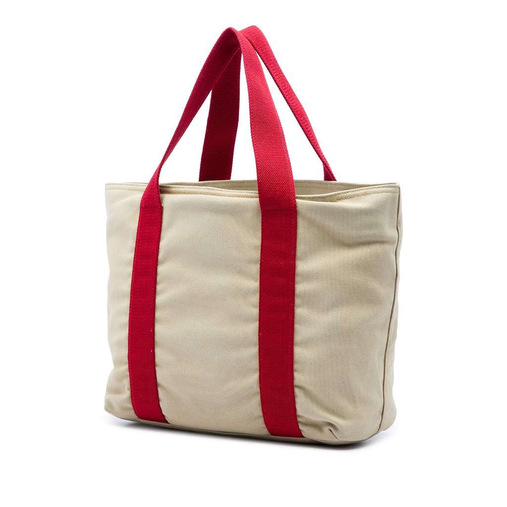 Prada Canvas Sport Tote Brown Very good - Back View