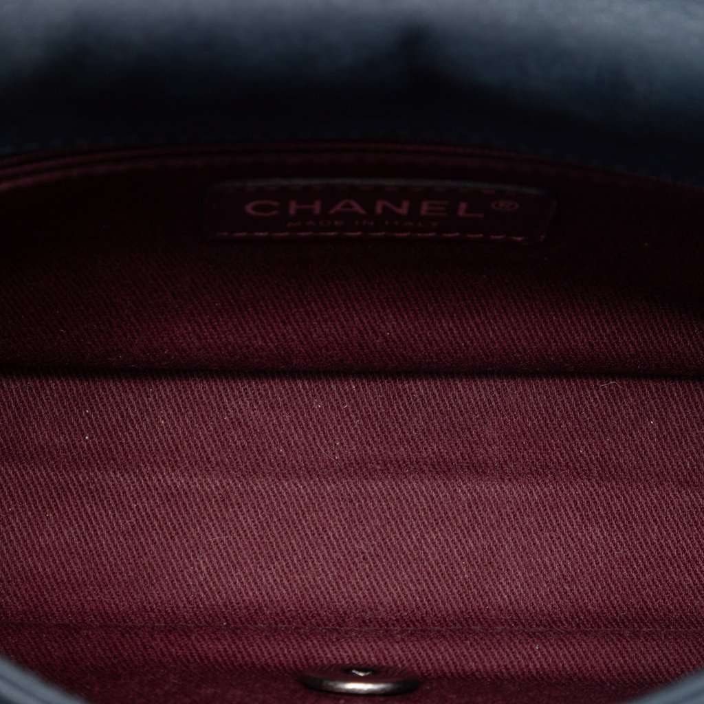Chanel Small Diamond Embossed Calfskin New Chic Flap MultiColor Leather Very good condition - Model View