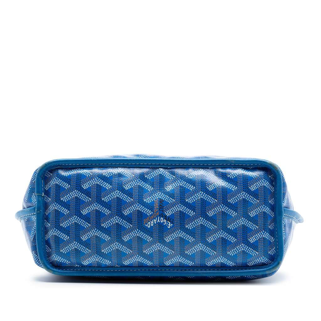 Goyard Mini Goyardine Reversible Anjou Blue Very good condition - Inside View