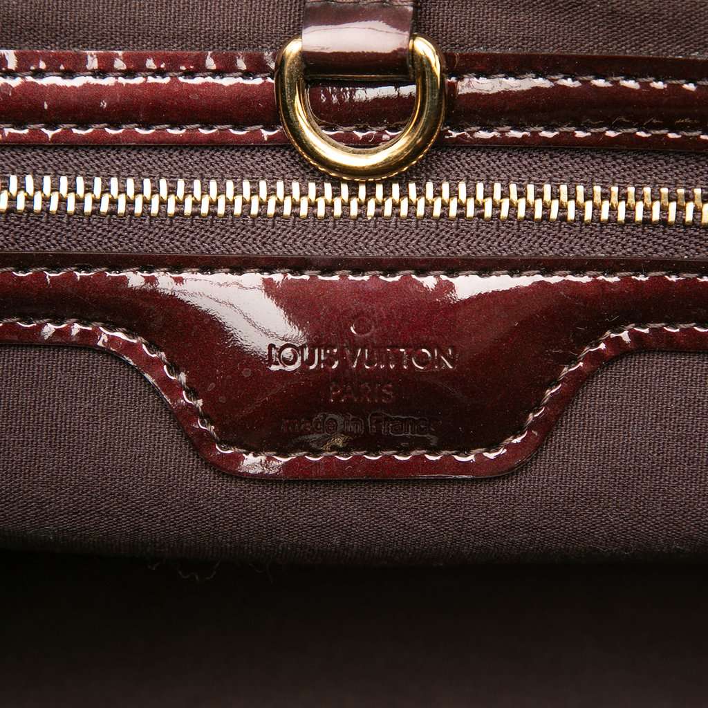 Louis Vuitton Monogram Vernis Wilshire PM Purple Leather Very good condition - Box View