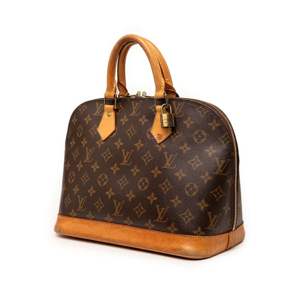 Louis Vuitton Monogram Alma PM Brown Good - Back View