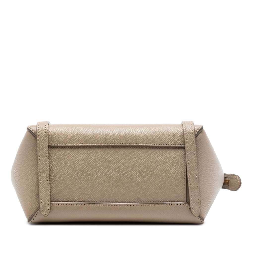 Celine Nano Grained Calfskin Belt Bag Brown Leather Very good condition - Inside View