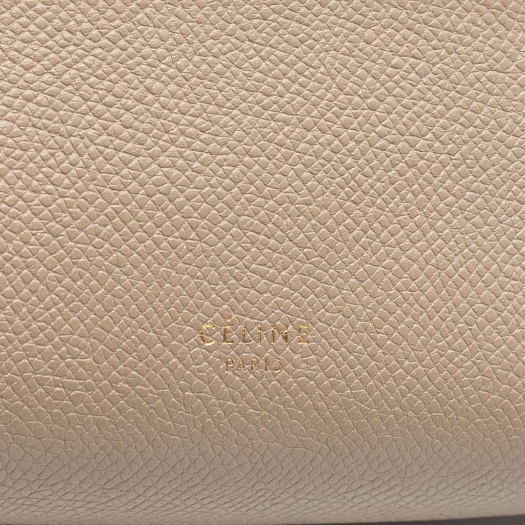 Celine Nano Grained Calfskin Belt Bag Brown Leather Very good condition - Box View