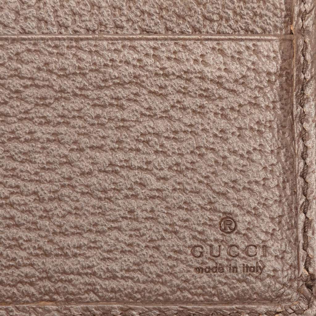 Gucci Jumbo GG Canvas Bifold Small Wallet Beige Very good condition - Box View