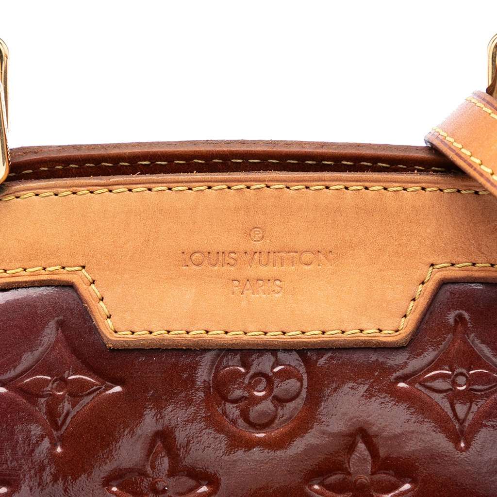 Louis Vuitton Monogram Vernis Brea GM Red Leather Very good condition - Box View