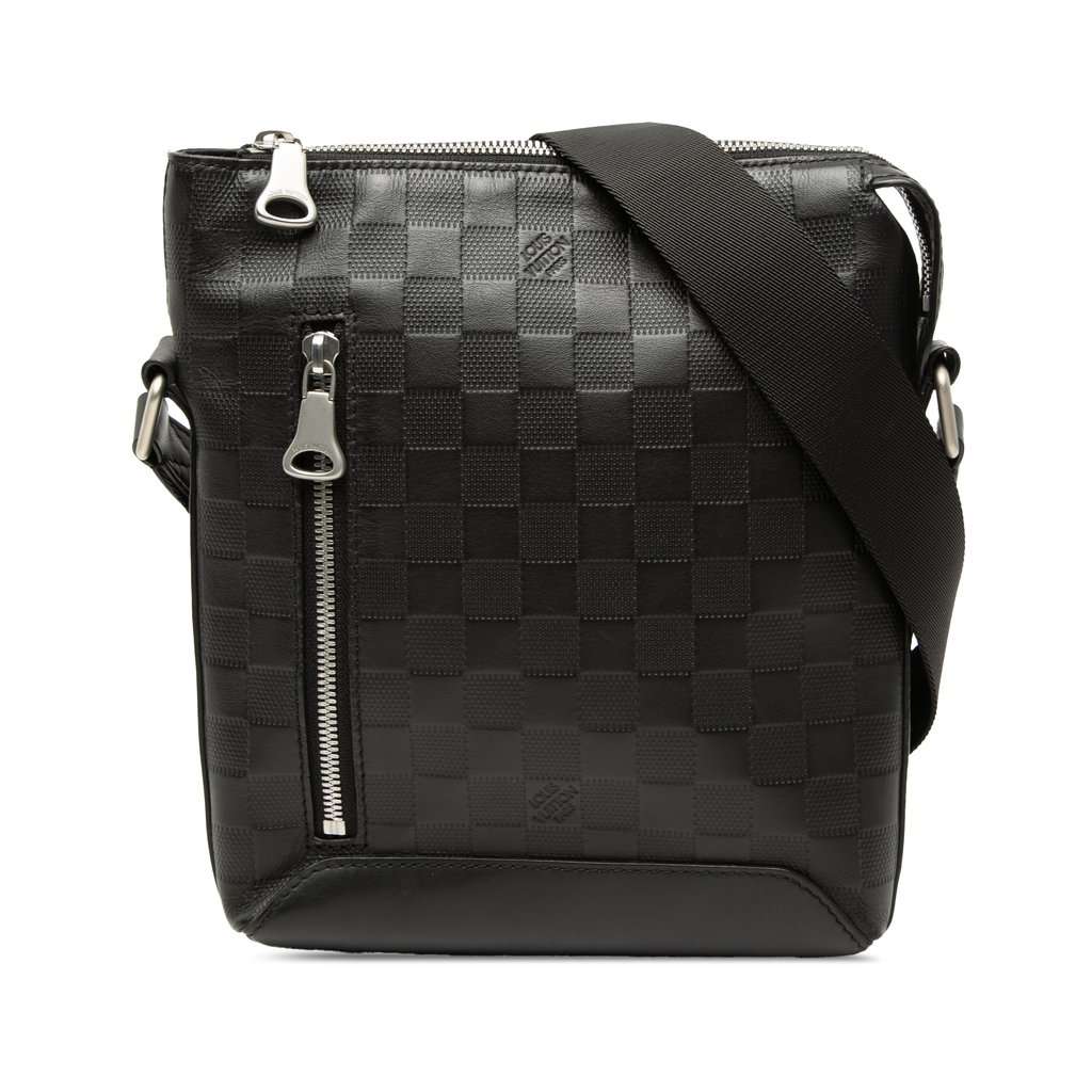 Louis Vuitton Damier Infini Discovery Messenger BB Black Leather Very good condition - Front View