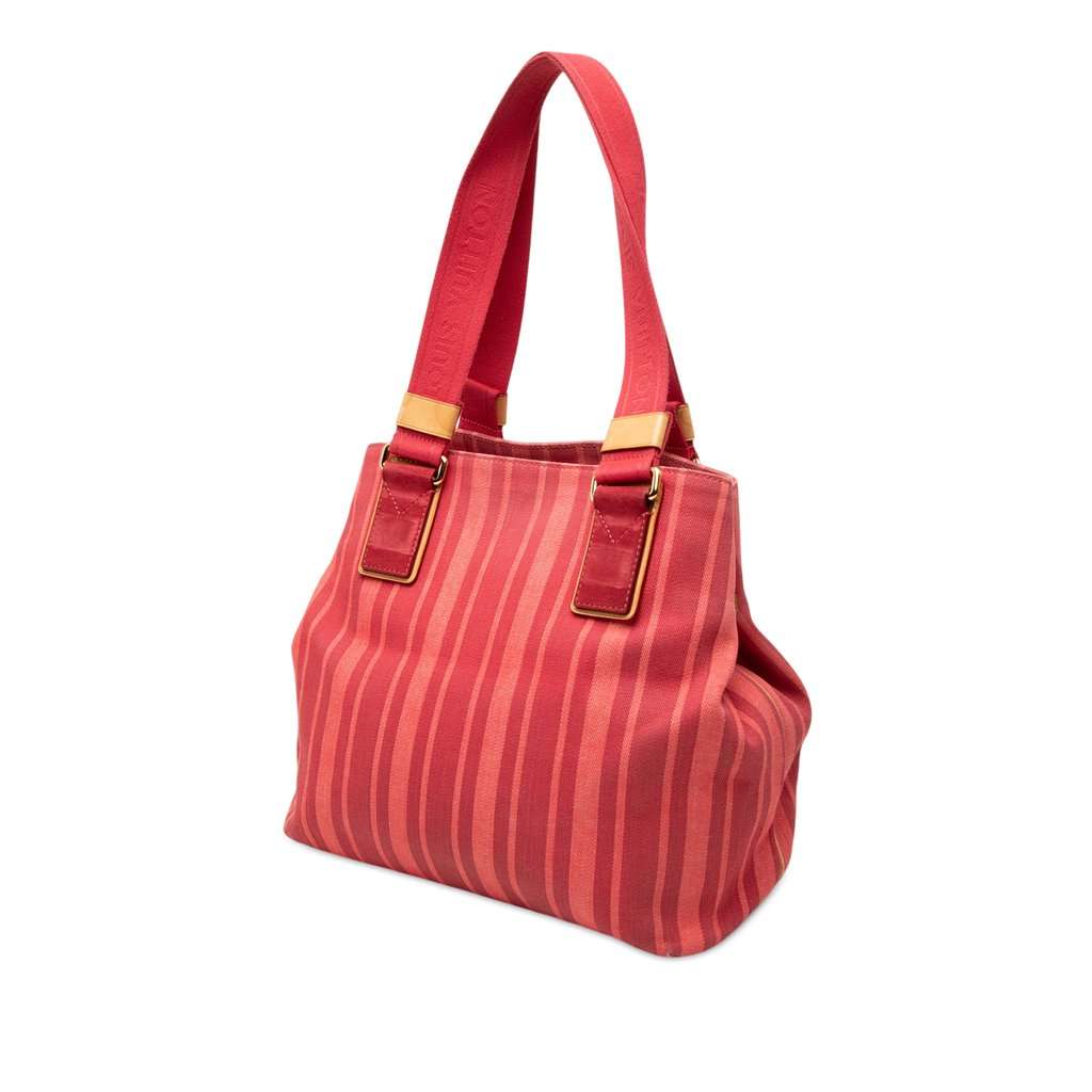 Louis Vuitton Canvas Plein Soleil Cabas PM Red Very good condition - Back View