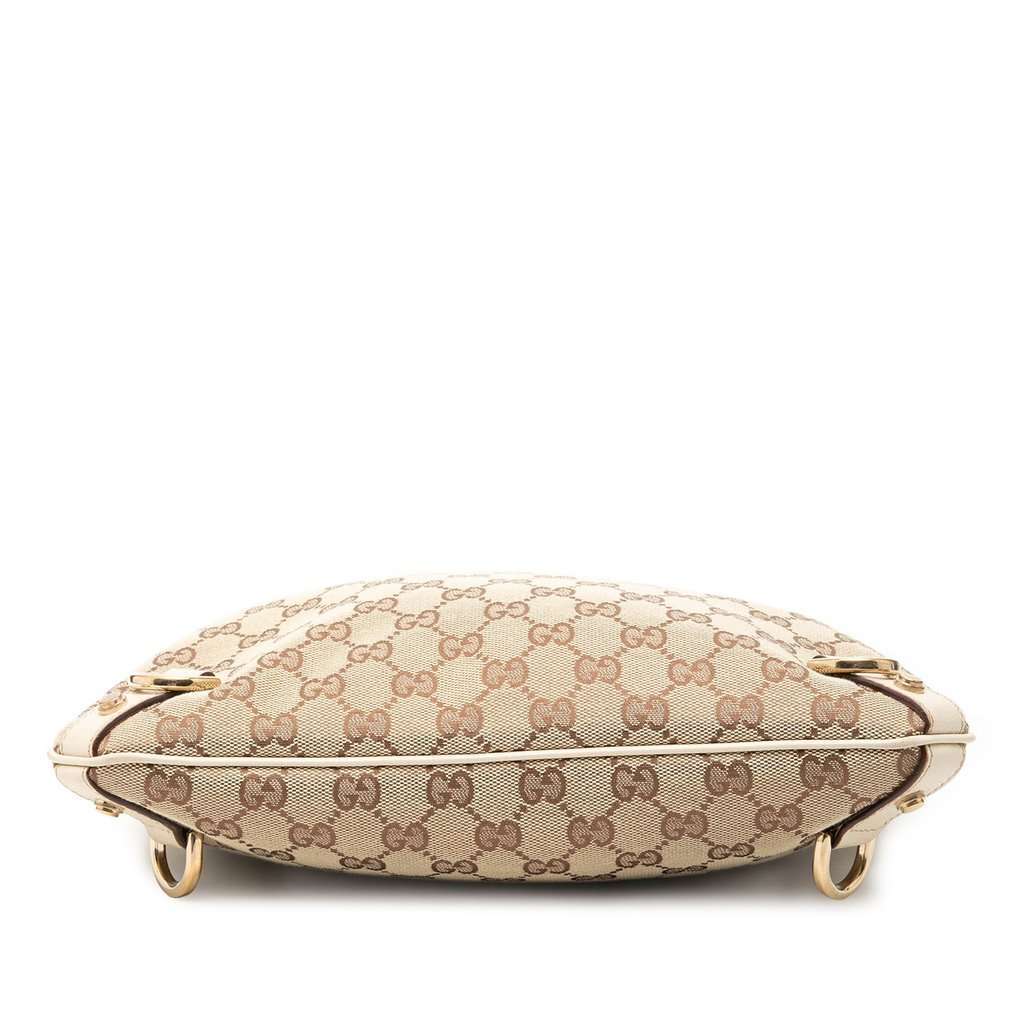 Gucci GG Canvas Abbey D Ring Crossbody Beige Very good - Inside View