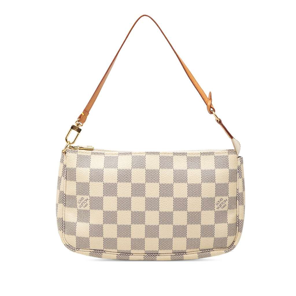 Louis Vuitton Damier Azur Pochette Accessoires White Very good condition - Front View