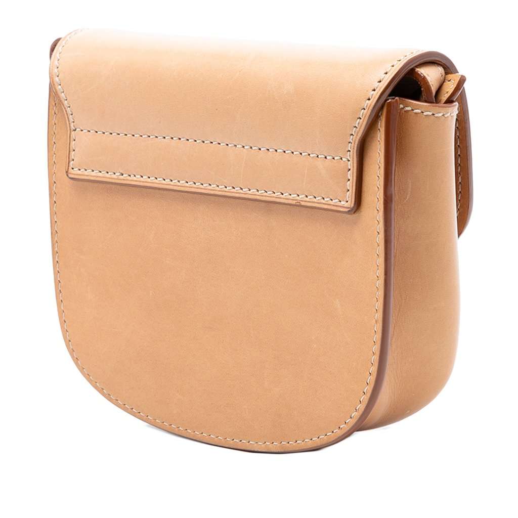 Saint Laurent Small Leather Kaia Crossbody Brown Leather Very good condition - Back View