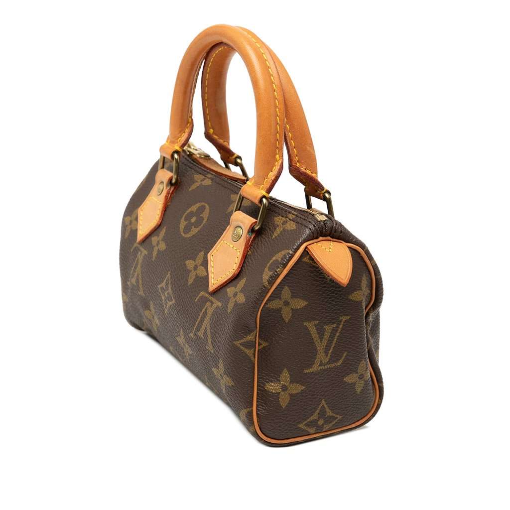 Louis Vuitton Monogram Mini Speedy HL Brown Very good condition - Back View