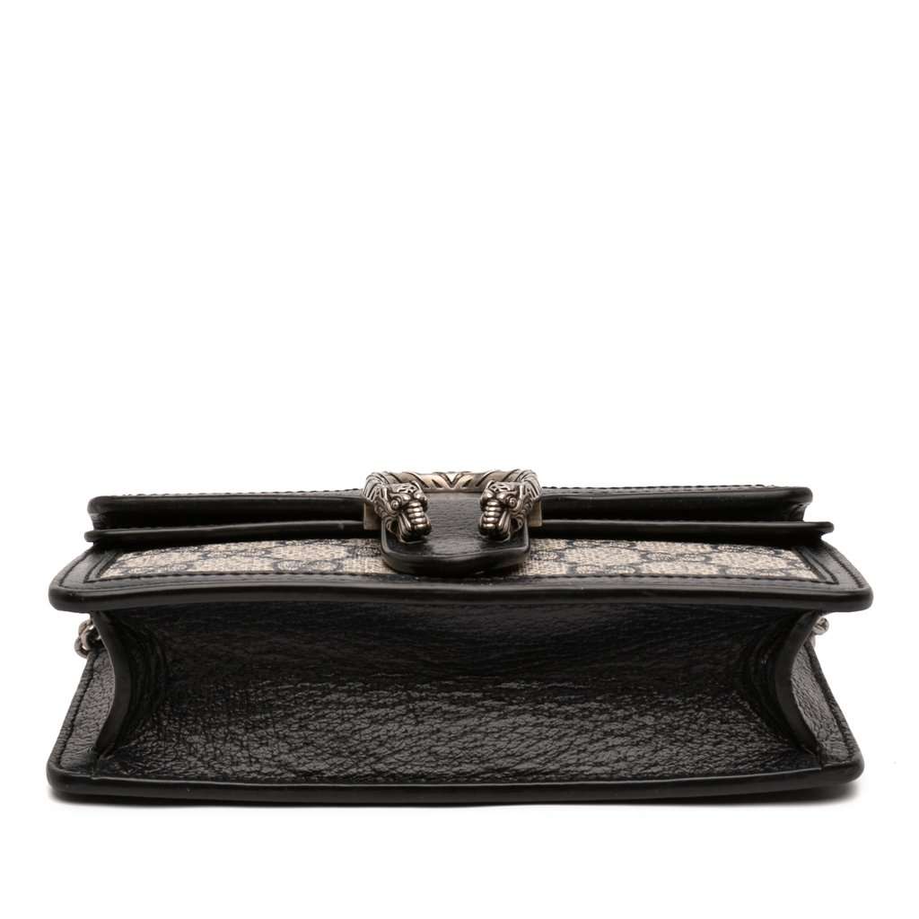 Gucci Mini GG Supreme Dionysus Crossbody Beige Very good - Inside View