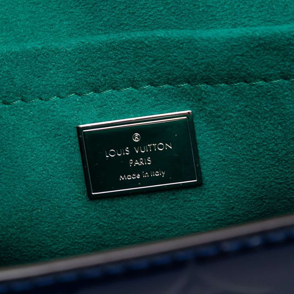 Louis Vuitton Monogram Vernis Spring Street Blue Leather Very good condition - Box View