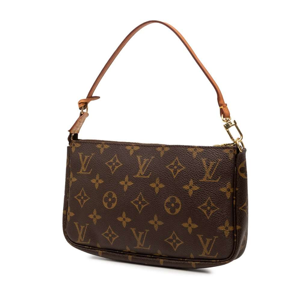 Louis Vuitton Monogram Pochette Accessoires Brown Good condition - Back View