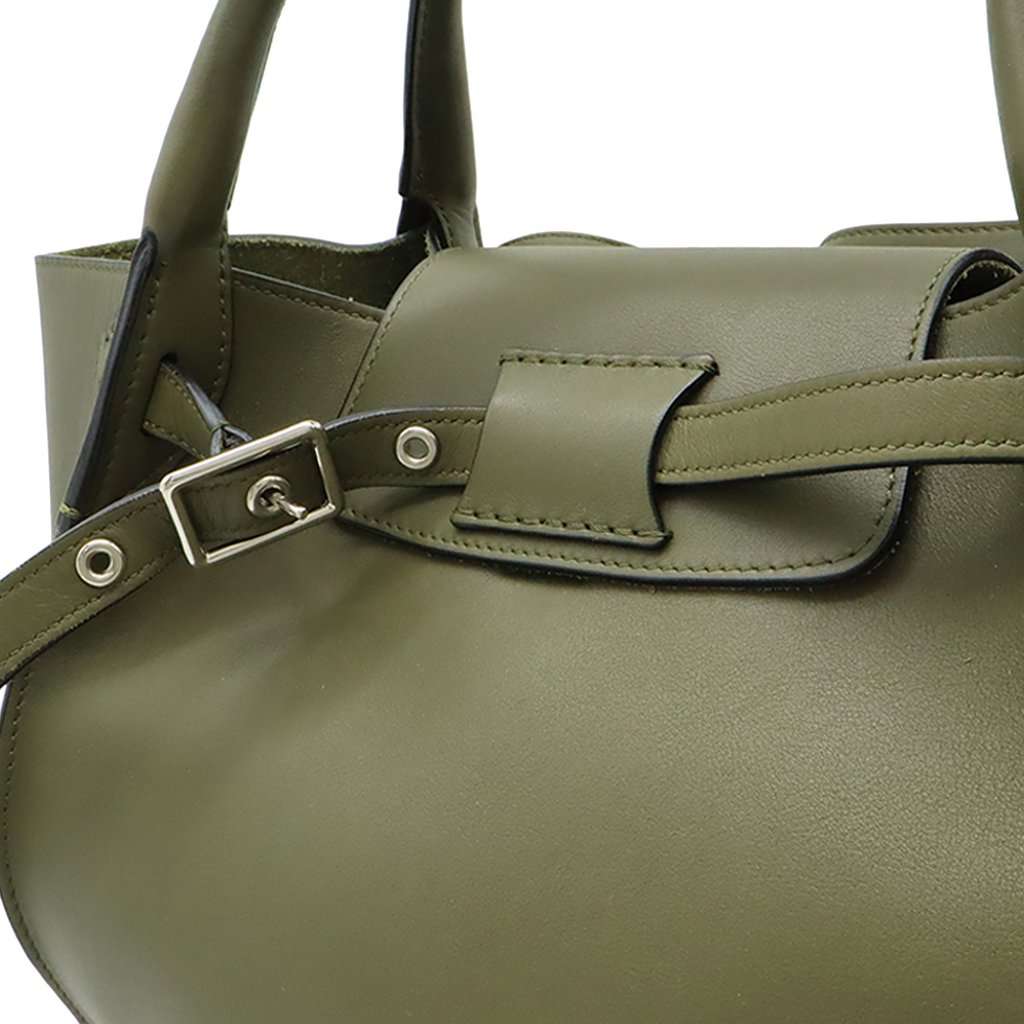 Celine Small Smooth Calfskin Big Bag Green Leather Very good condition - Box View