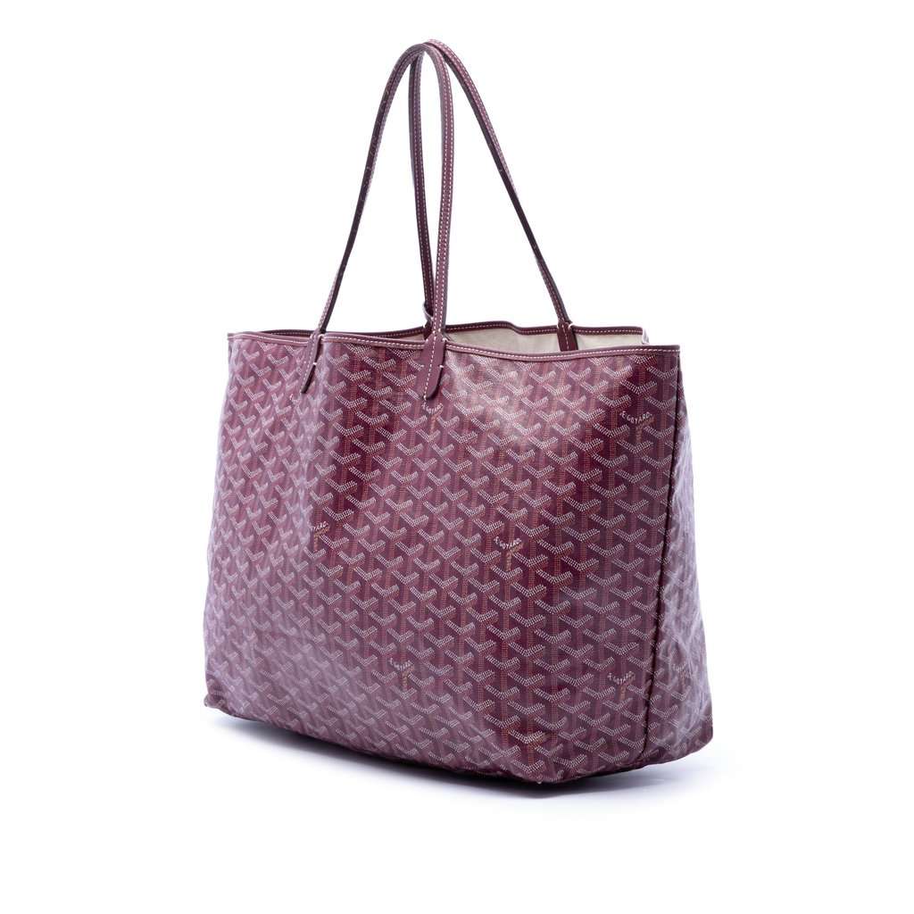 Goyard Goyardine Saint Louis GM Red Very good condition - Back View