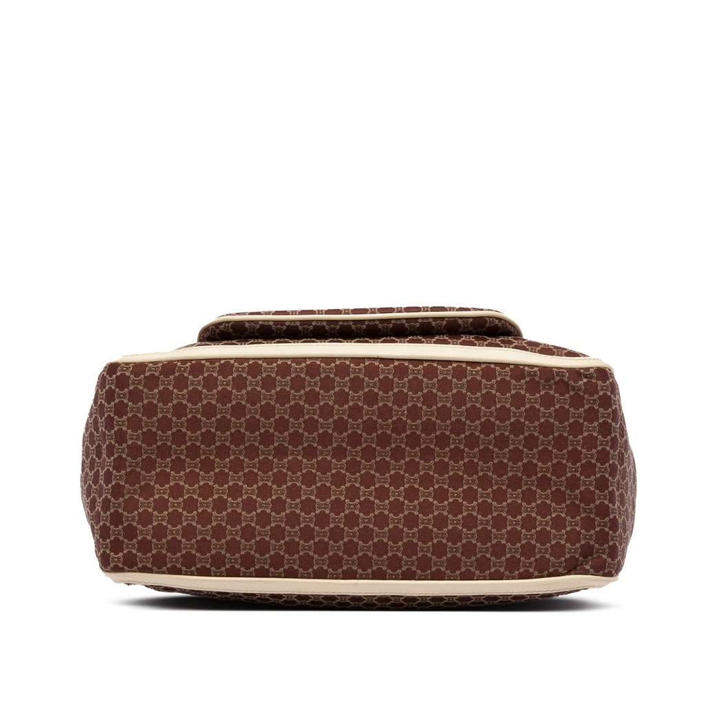 Celine Macadam Canvas Boogie Handbag Brown Very good condition - Inside View