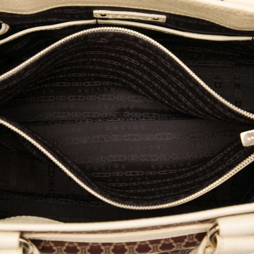 Celine Macadam Canvas Boogie Handbag Brown Very good condition - Model View