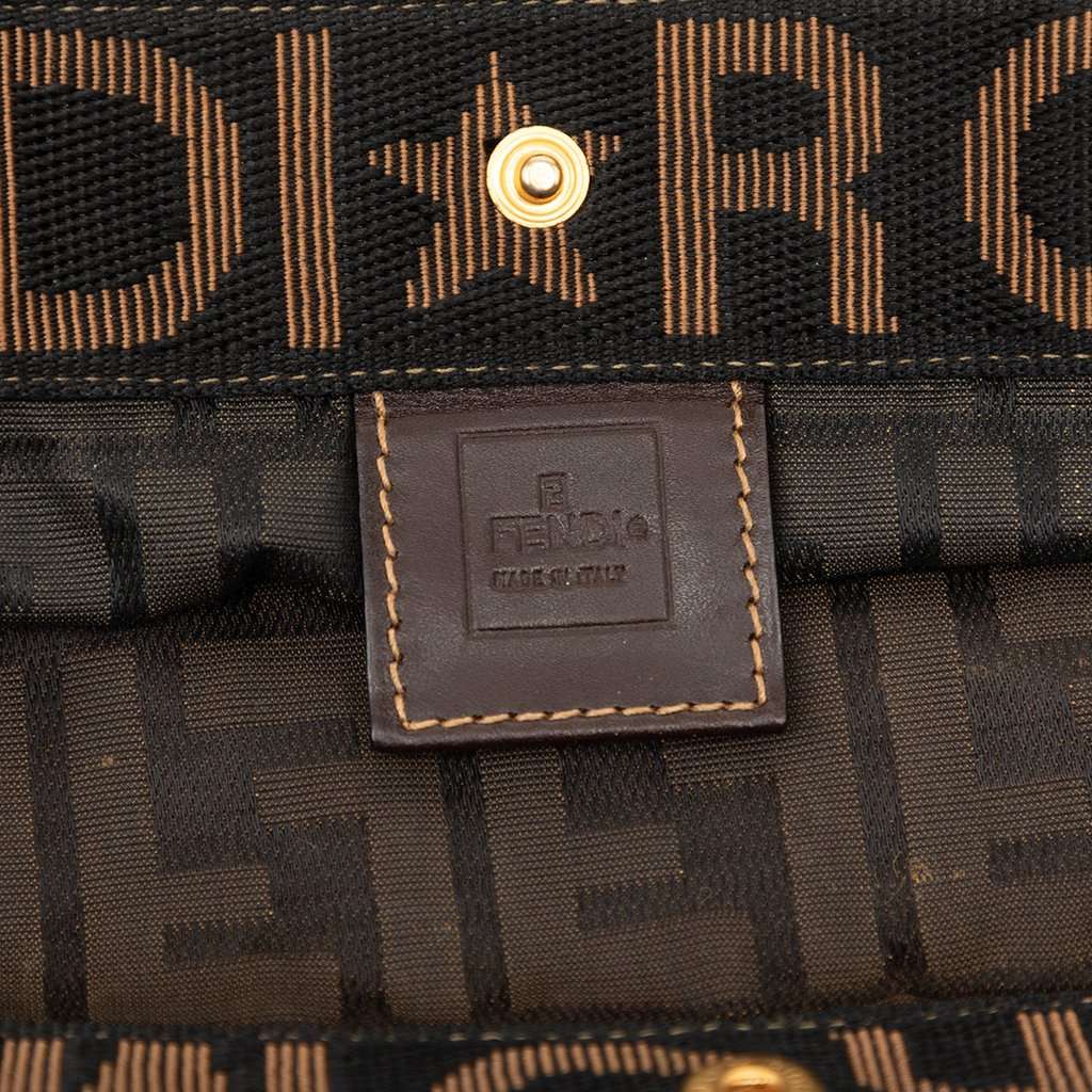 Fendi Zucca Canvas Shopping Tote Brown Good condition - Box View