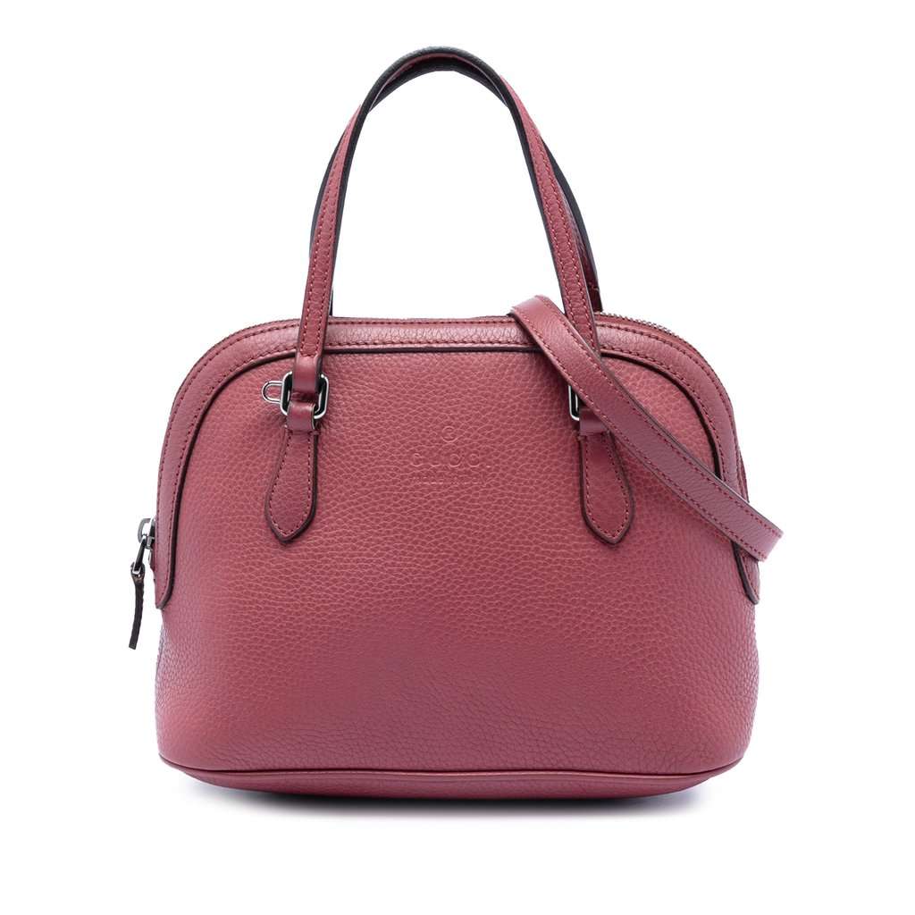 Gucci Mini Guccissima Dome Satchel Pink Leather Very good condition - Front View