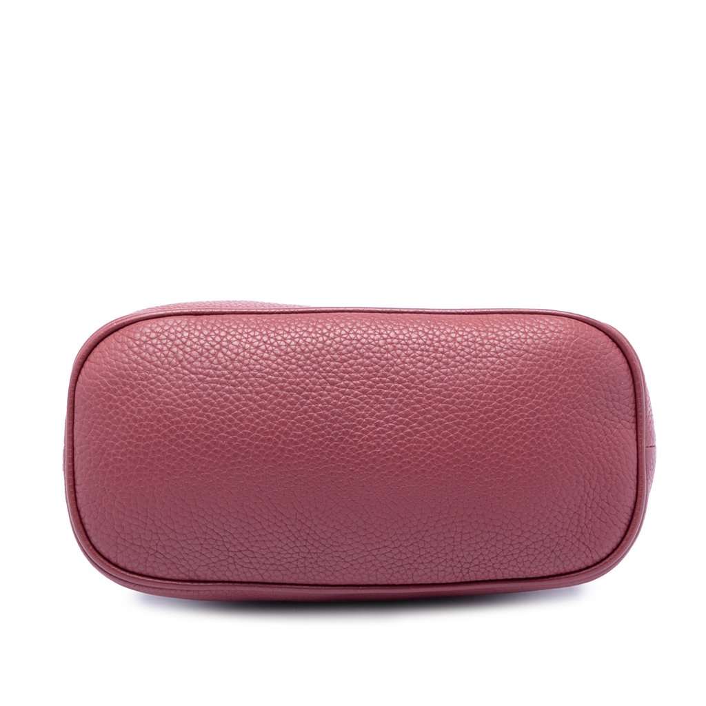 Gucci Mini Guccissima Dome Satchel Pink Leather Very good condition - Inside View