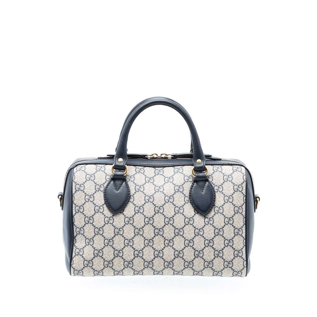 Gucci Small GG Supreme Boston Bag Beige Very good condition - Front View
