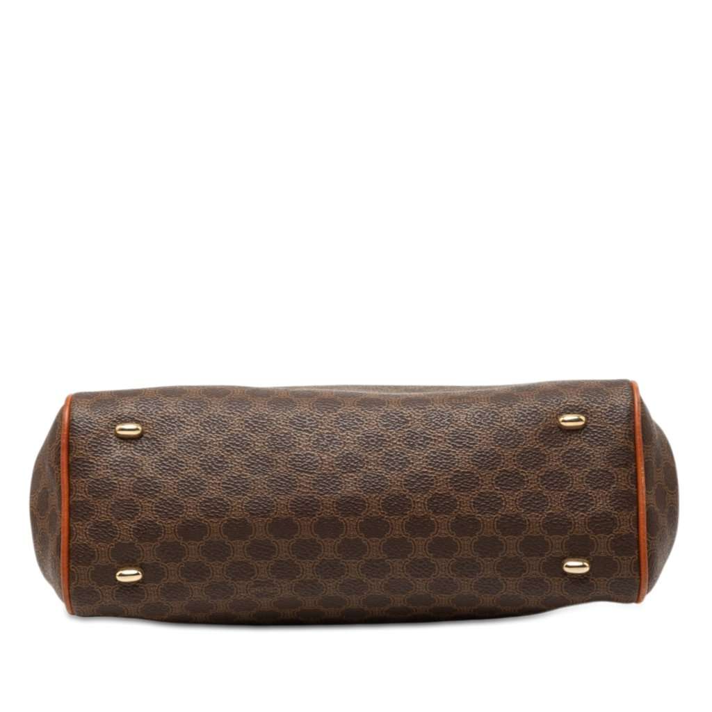 Celine Macadam Coated Canvas Handbag Brown Good condition - Inside View