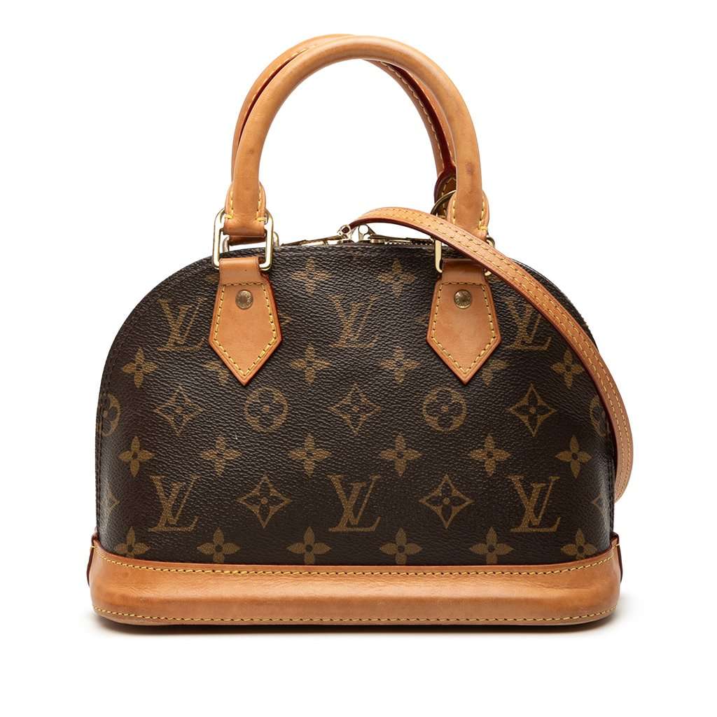 Louis Vuitton Monogram Alma BB Brown Very good condition - Front View