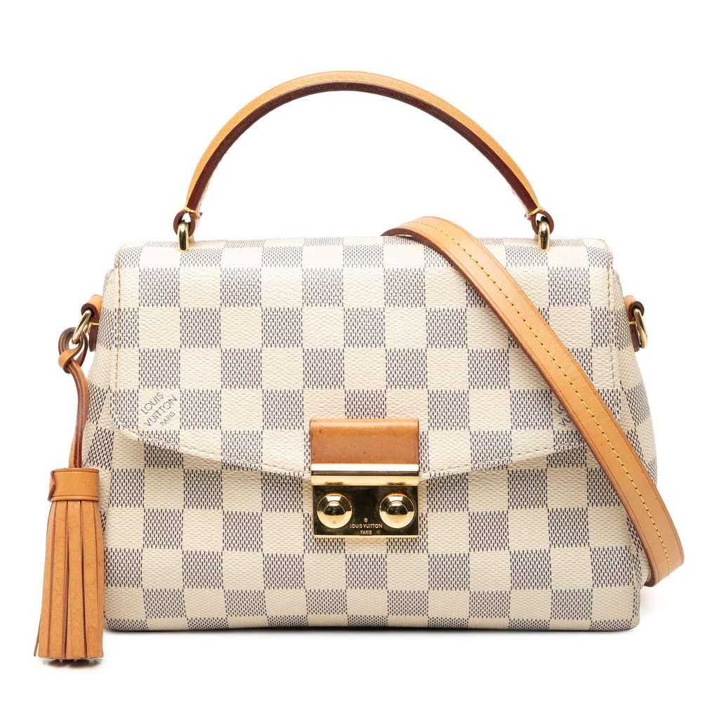 Louis Vuitton Damier Azur Croisette White Very good condition - Front View