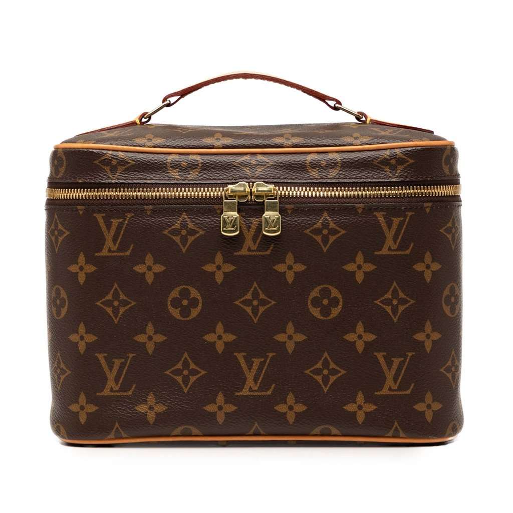 Louis Vuitton Monogram Nice BB Vanity Case Brown Very good - Front View