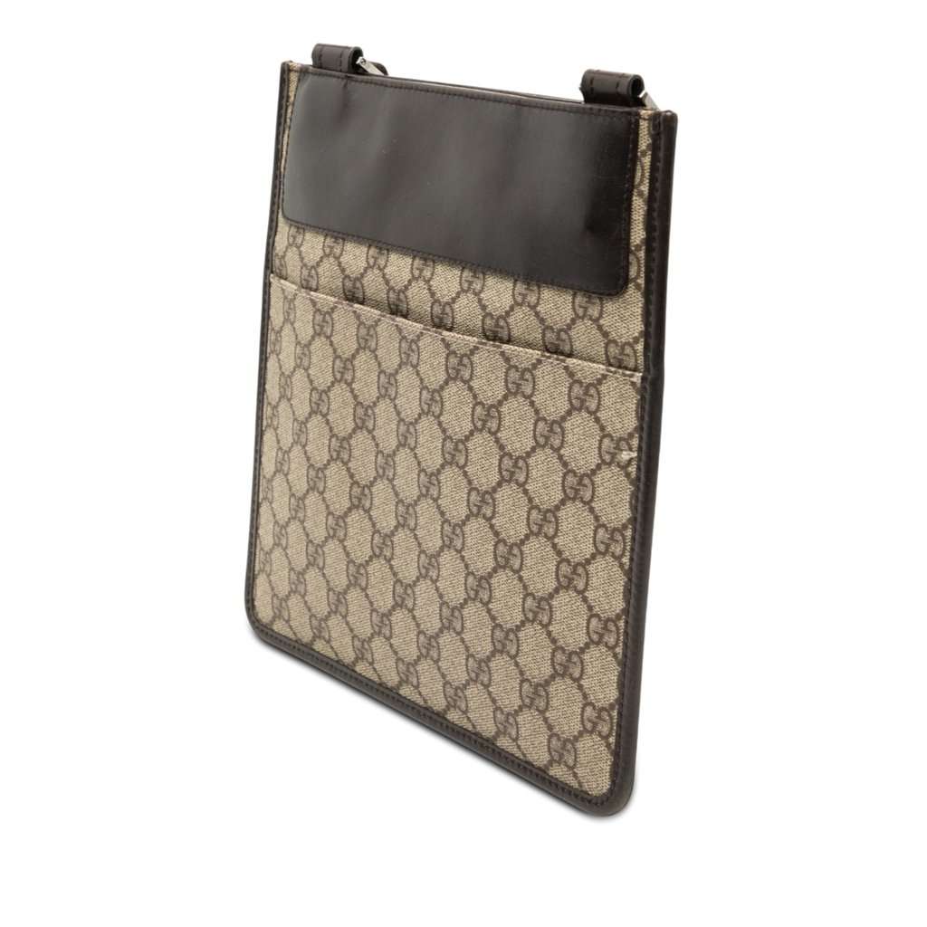 Gucci GG Supreme Crossbody Beige Very good condition - Back View