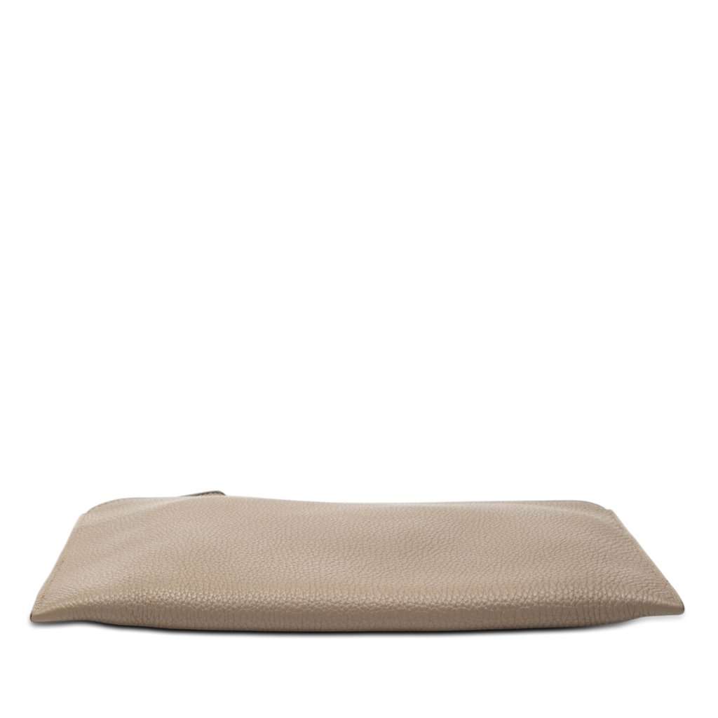 Hermès Togo Bazar Pouch PM Brown Leather Very good condition - Inside View