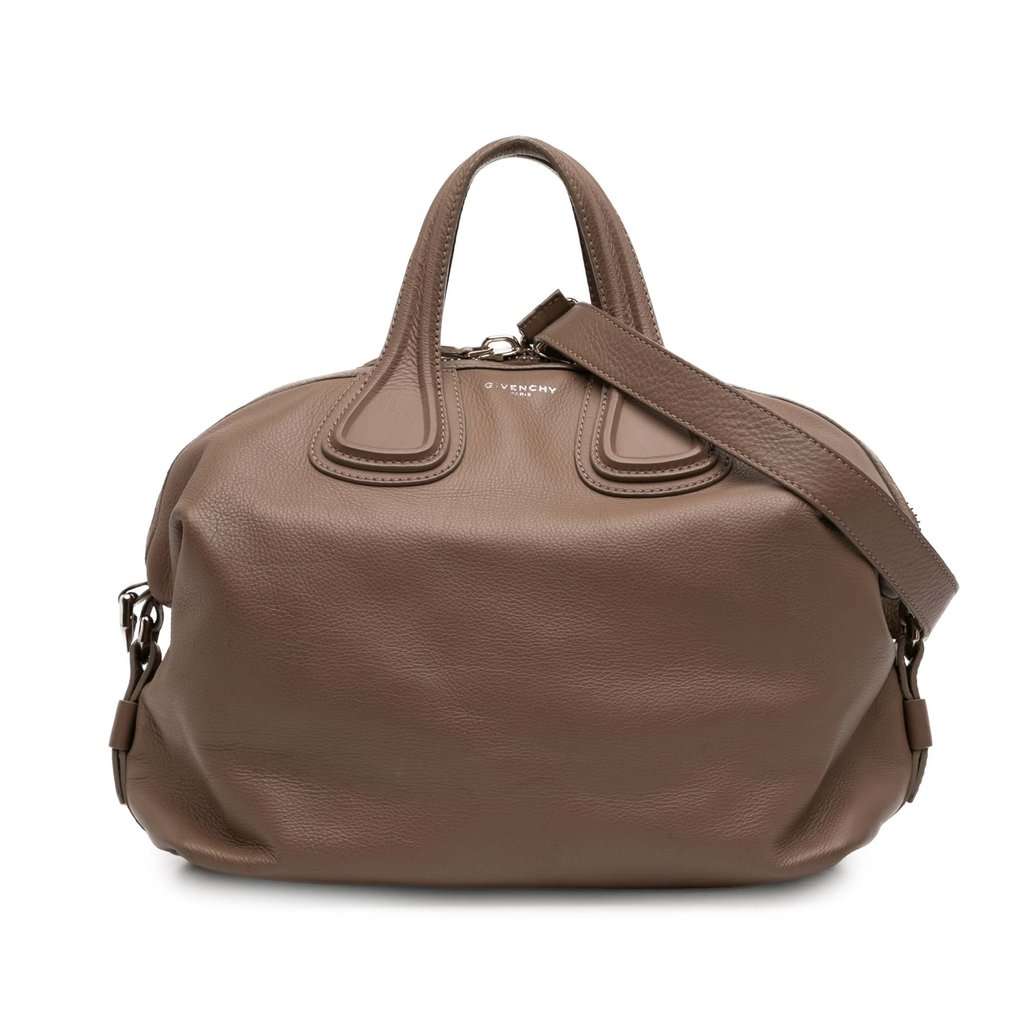 Givenchy Medium Calfskin Nightingale Satchel Brown Leather Very good condition - Front View