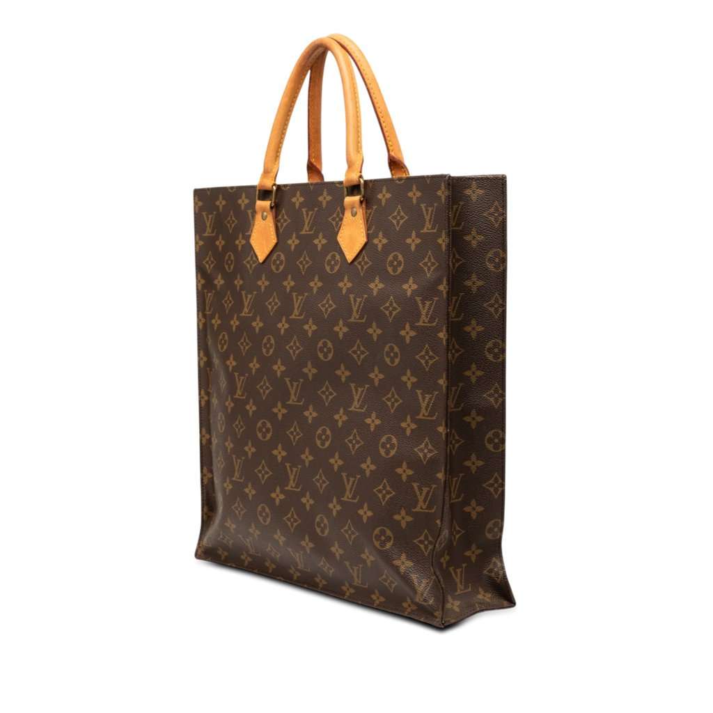 Louis Vuitton Monogram Sac Plat Brown Very good condition - Back View